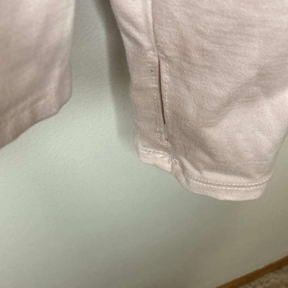 Apana light pink 1/4 zip pullover, women’s size medium, running jacket Thumbhole